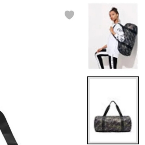 PINK Camo Packable Duffle Bag - Picture 3 of 6